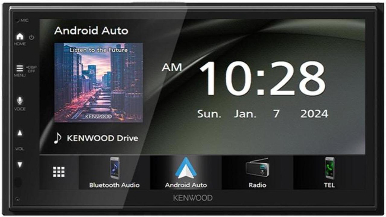 Alt view image 5 of 5 - Kenwood DMX4710S 6.8" 1-DIN Multimedia Receiver with CMOS-230LP Backup Camera