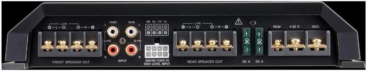 Alt view image 10 of 13 - Sony XMGS4 4 Channel Class AB High Resolution MOSFET Car Audio Stereo Amplifier