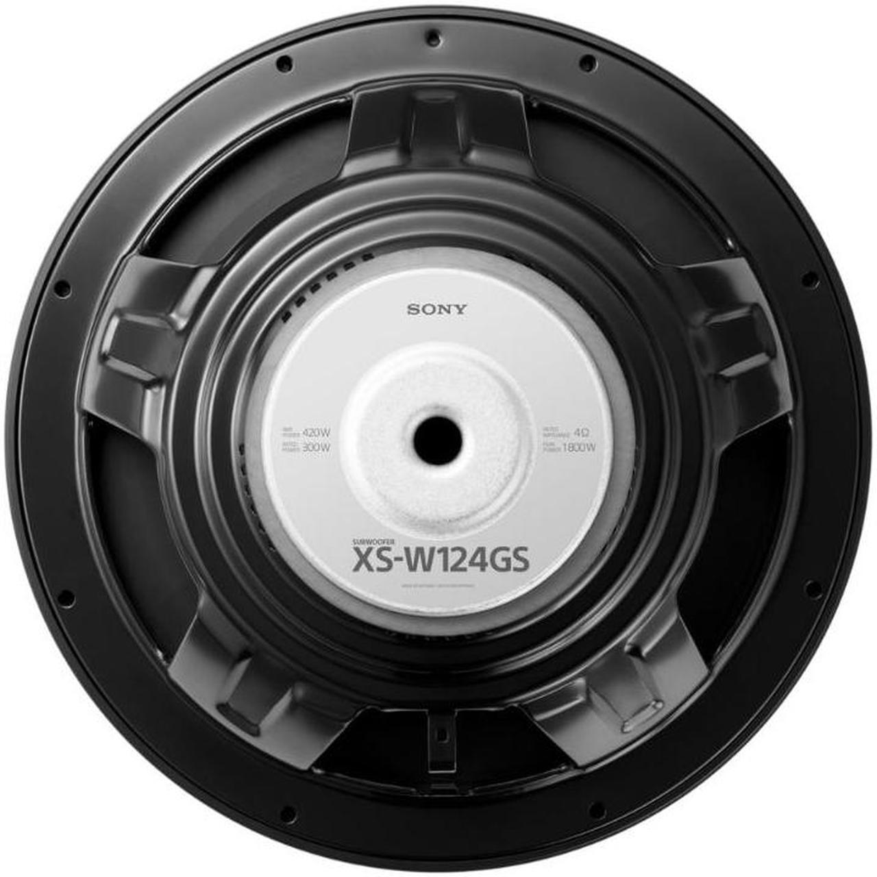 Alt view image 7 of 10 - Sony XS-W124GS 12" Subwoofer 4 Ohm SVC 420W RMS 1800W Peak GS Series Sub Audio
