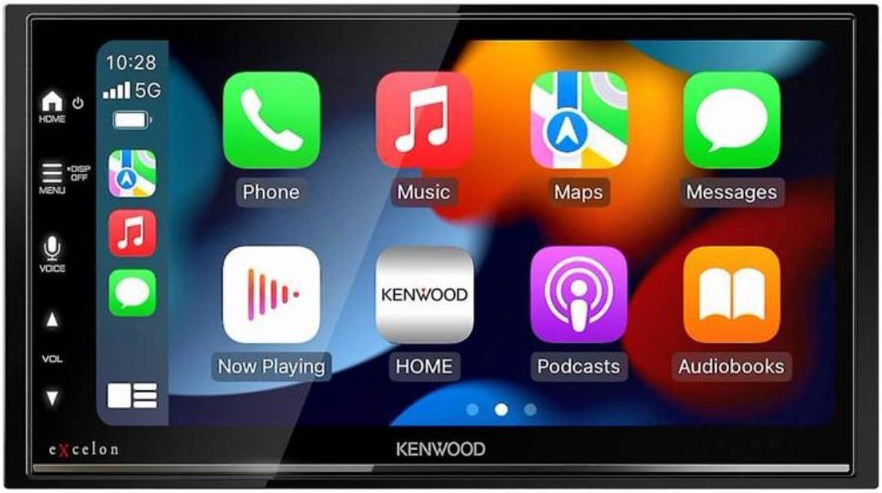Alt view image 8 of 12 - Kenwood eXcelon DMX709S 2-DIN Car Stereo, Apple CarPlay/Android Auto, SXM Ready