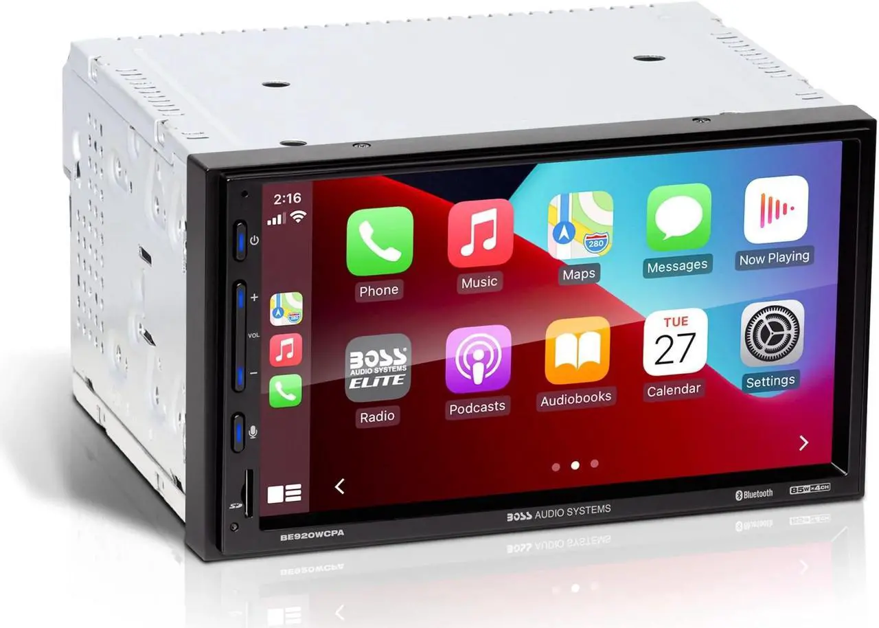Alt view image 11 of 11 - BOSS Audio Elite BE920WCPA 7" Wireless Apple CarPlay/Android A. 2-DIN Car Stereo