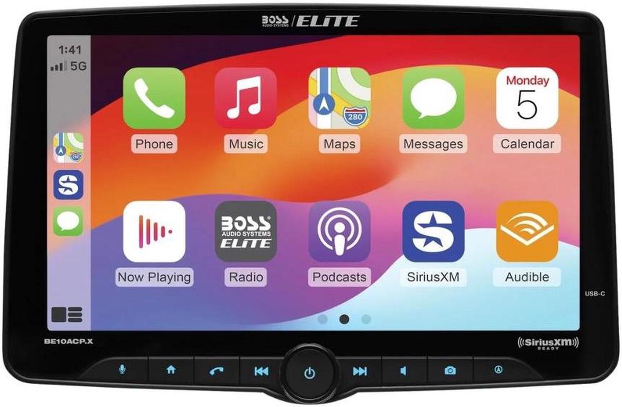 Alt view image 4 of 4 - BOSS BE10ACP.X 10.1" Digital Multimedia Receiver and Apple CarPlay/Android Auto