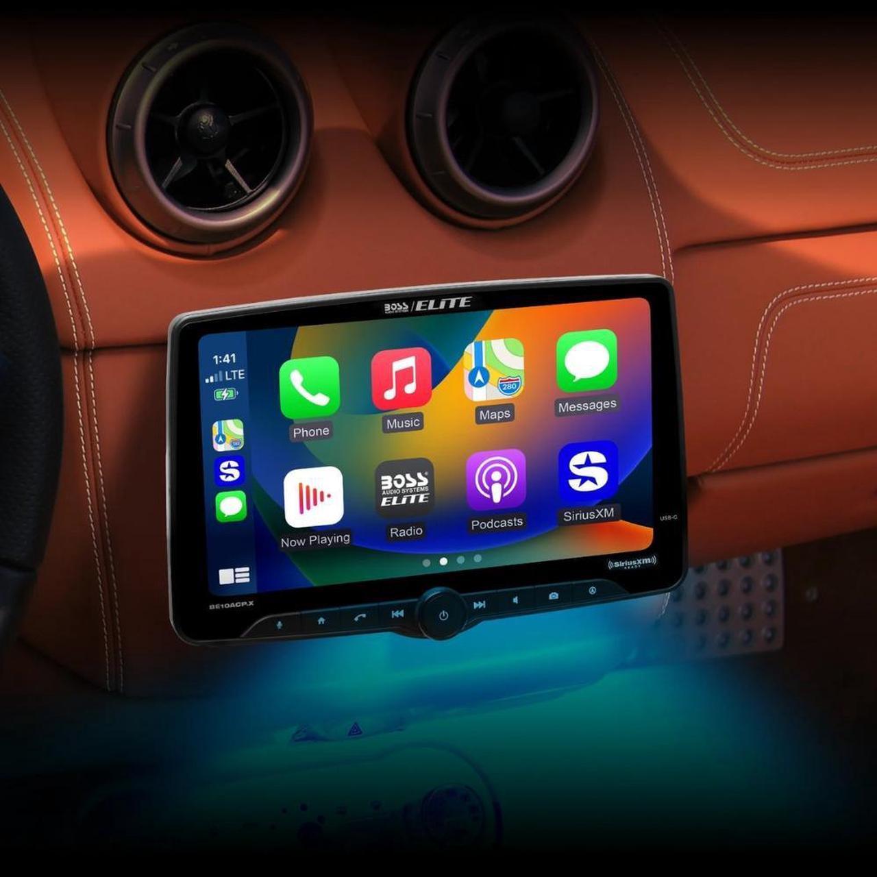Alt view image 3 of 4 - BOSS BE10ACP.X 10.1" Digital Multimedia Receiver and Apple CarPlay/Android Auto