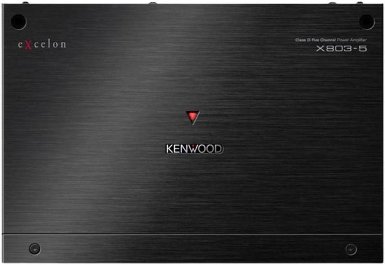 Alt view image 2 of 5 - Kenwood X803-5 Class D 1600W 5-Channel Power Amplifier with Wired Remote Control
