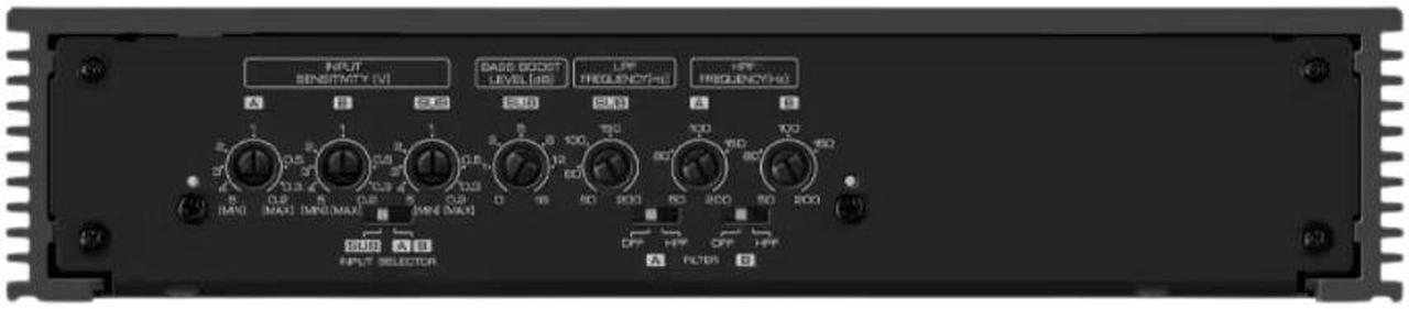 Alt view image 4 of 5 - Kenwood X803-5 Class D 1600W 5-Channel Power Amplifier with Wired Remote Control