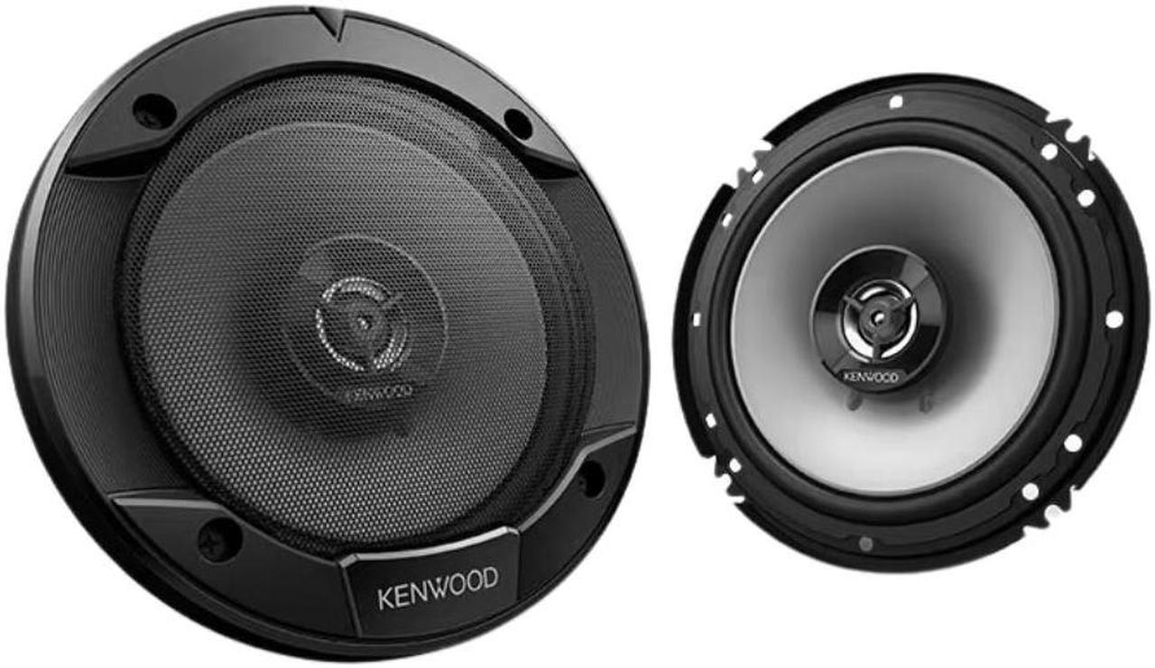 Main image of Refurbished Kenwood KFC-1666S 6-1/2" 2-Way Coaxial Speakers, 30W RMS, Silver PP Woofer