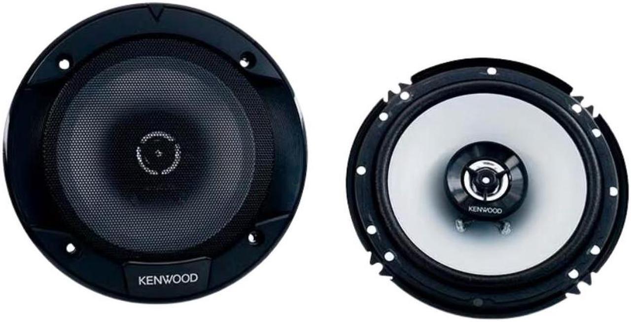 Alt view image 2 of 5 - Refurbished Kenwood KFC-1666S 6-1/2" 2-Way Coaxial Speakers, 30W RMS, Silver PP Woofer