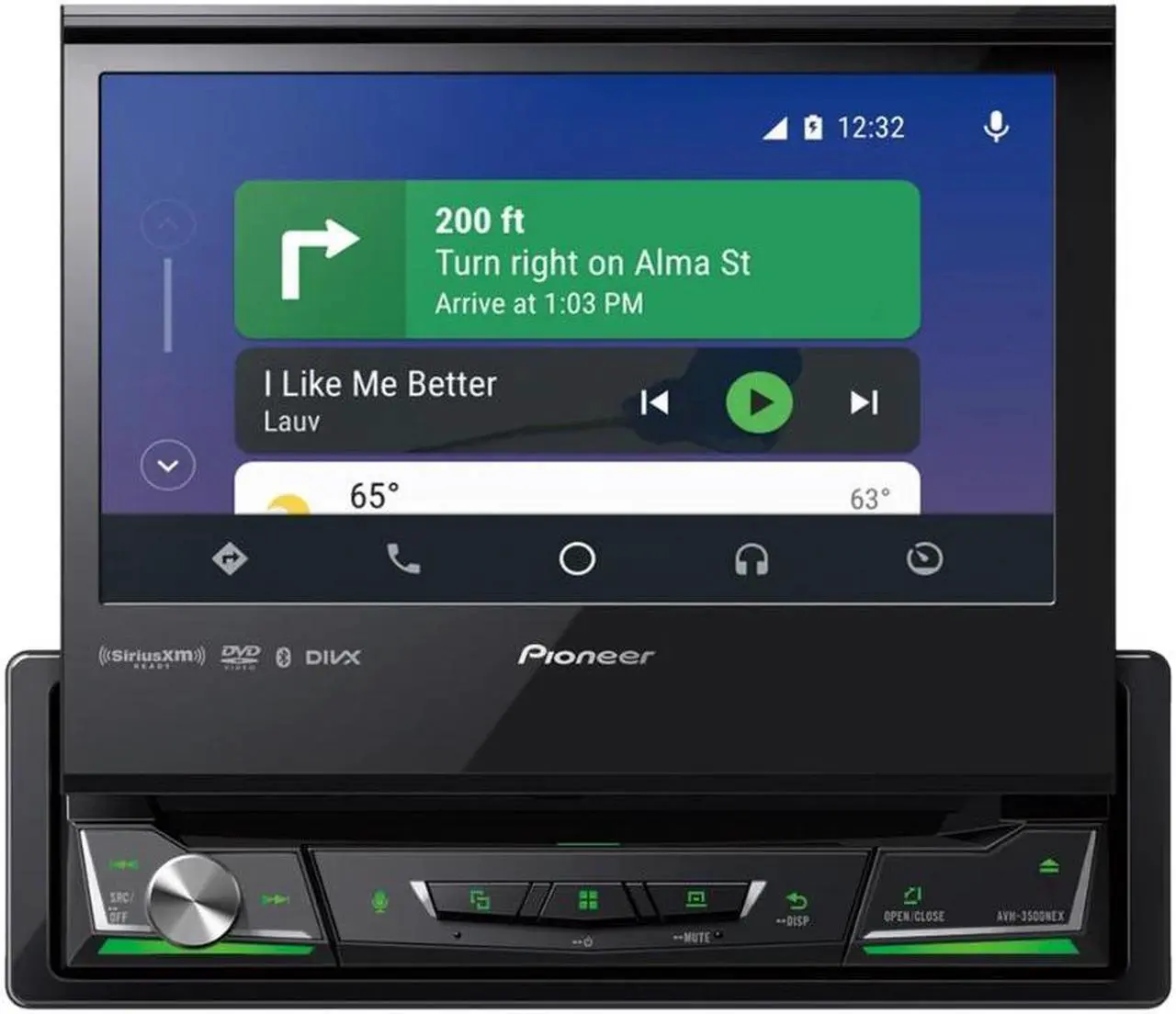 Alt view image 8 of 9 - Pioneer AVH-3500NEX 7" Single-DIN Multimedia DVD Receiver & Free Backup Camera
