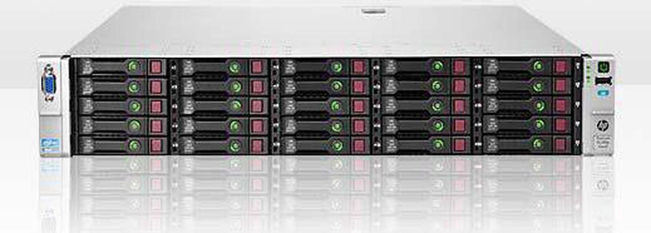 Main image of HP ProLiant DL380p G8 25 Bay SFF 2U Rackmount Server - 2x E5-2697 V2 2.7GHz 12 Core - 256GB 1866MHz DDR3 - 10x 900GB 10K SAS 2.5 HDD - Onboard RAID