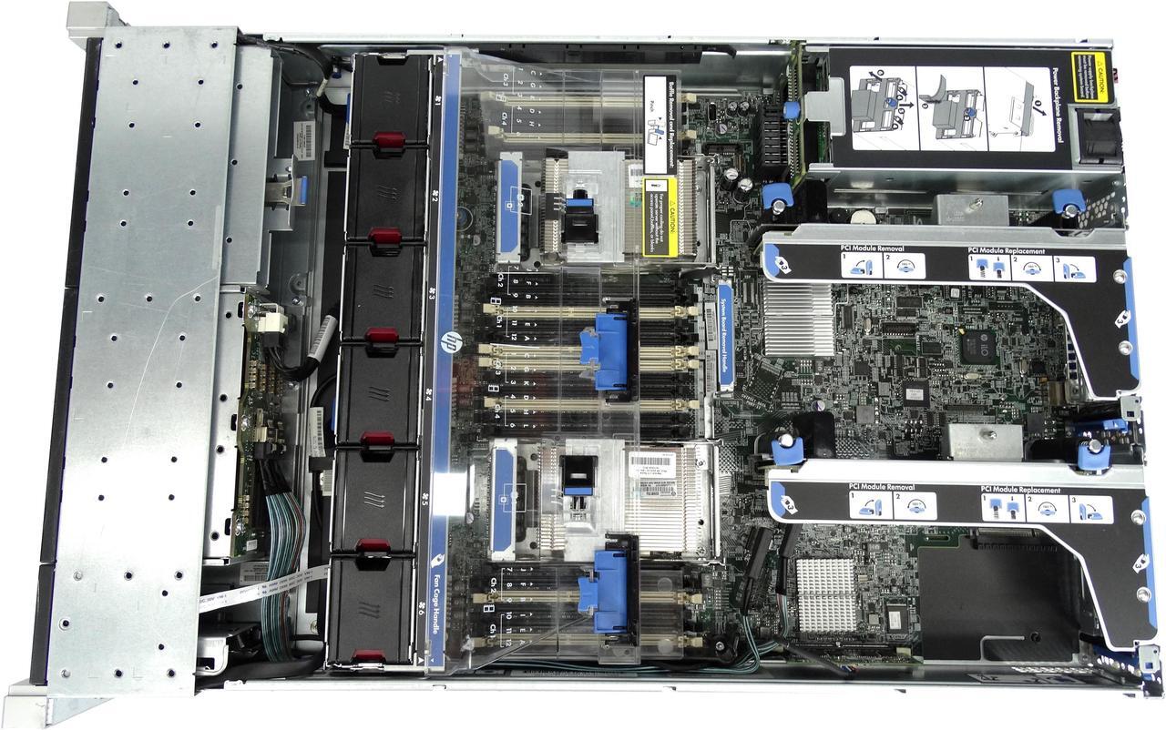 Alt view image 2 of 3 - HP ProLiant DL380p G8 8B 2x Xeon E5-2670 V2 2.5GHz 10C 48GB 4x 1TB SAS X540-T2