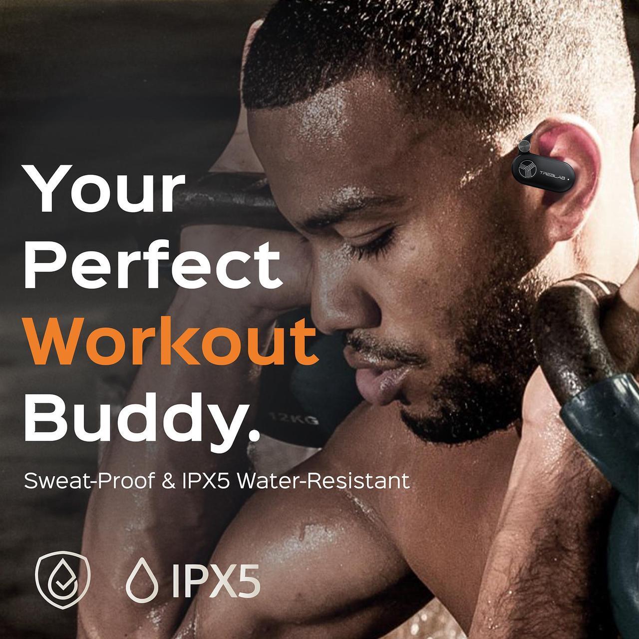 Alt view image 5 of 7 - TREBLAB X-Open - True Open Ear Wireless Earbuds, Lightweight Comfort, Behind-Ear Fit, Immersive Sound, Dual Mic for Calls, 40H Playtime, Bluetooth Headphones Open Ear for Sports, Workout, Running