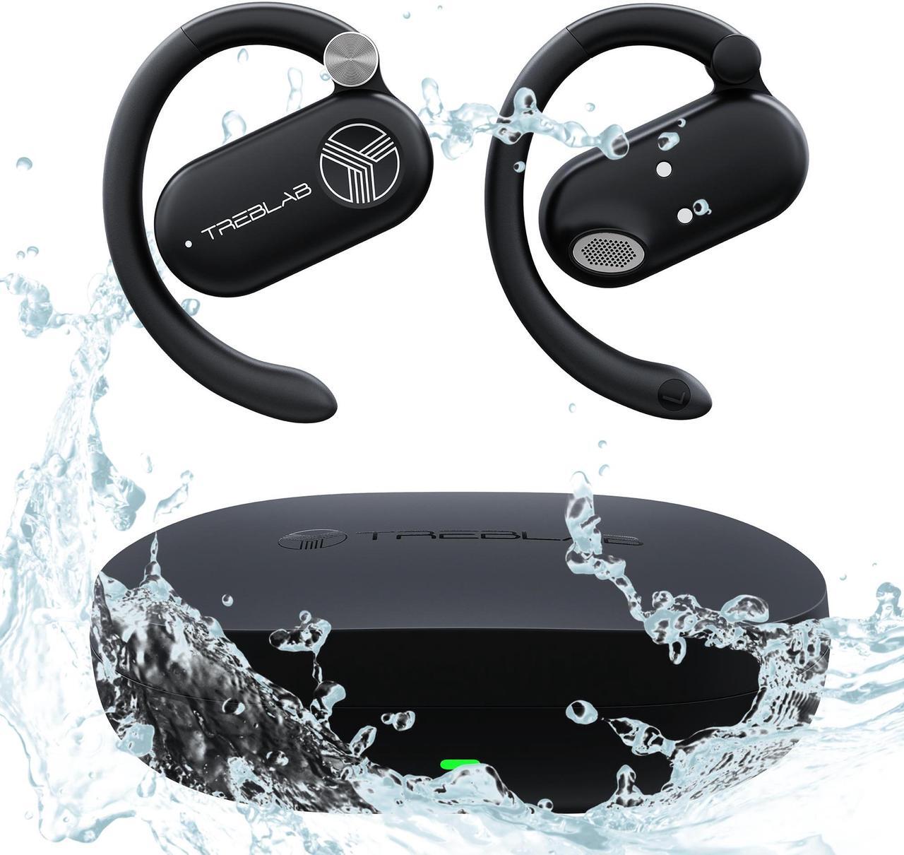 Main image of TREBLAB X-Open - True Open Ear Wireless Earbuds, Lightweight Comfort, Behind-Ear Fit, Immersive Sound, Dual Mic for Calls, 40H Playtime, Bluetooth Headphones Open Ear for Sports, Workout, Running