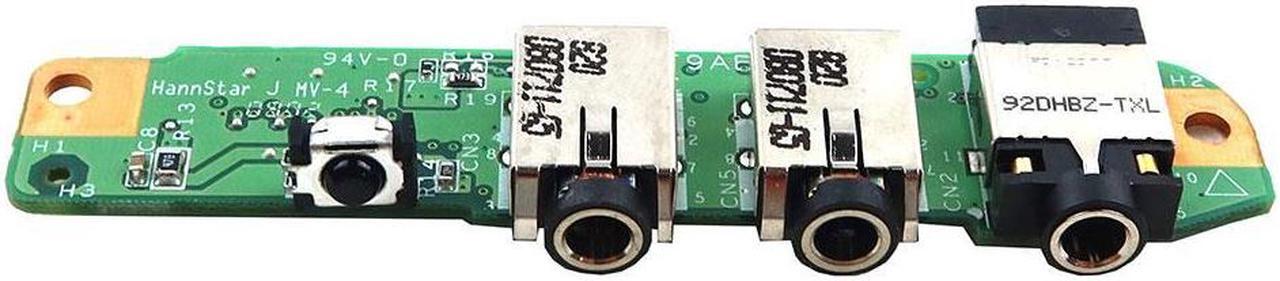 Main image of Genuine HP Pavilion DV9000 Series Laptop Audio Jack Board 32AT9AB0007 S9H2E0ZN0 I/O Boards- Video Audio USB IR DC TV PWR