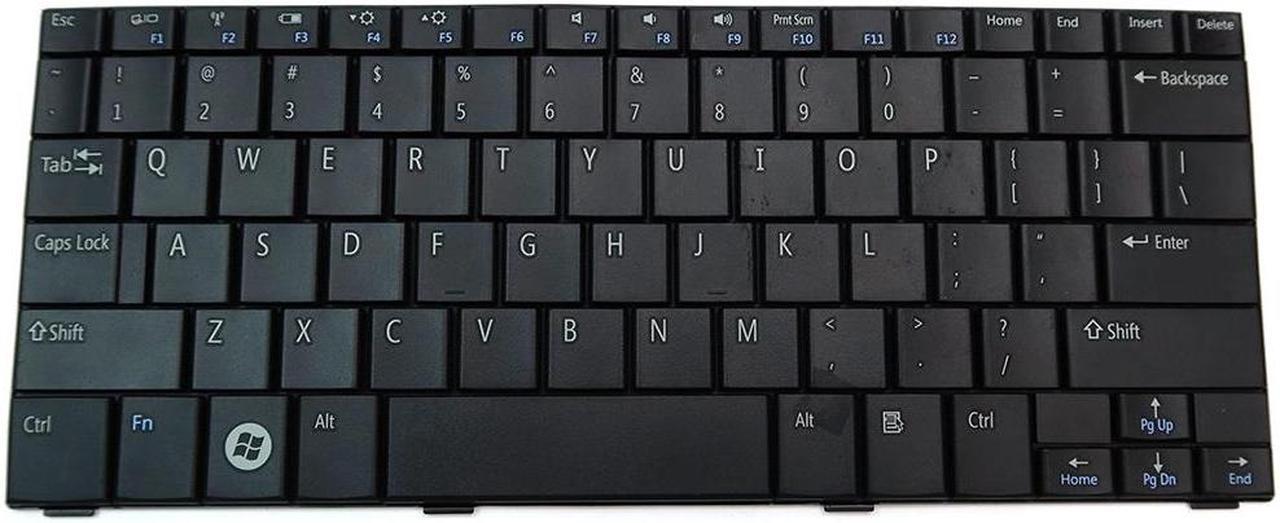 Dell Inspiron Mini 10 1010 Series US English Laptop Keyboard Black G204M 0G204M Laptop Keyboards