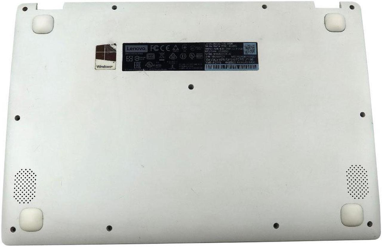 Main image of 5CB0M53589_UC Lenovo Ideapad 110S-11IBR 80WG Series Laptop Bottom Base Cover White 5CB0M53589 Laptop Base Assembly