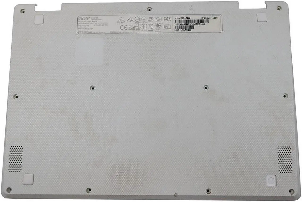 Main image of 60.G54N7.002_UC Acer Chromebook R11 CB5-132T Laptop Bottom Base Cover Case White 60.G54N7.002 Laptop Base Assembly - OEM
