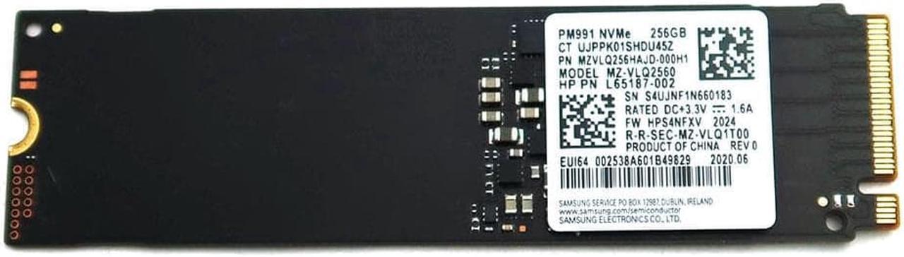 Main image of MZ-VLQ2560 Samsung PM991 256GB M.2 2280 Nvme Pcie GEN3 X4 SSD MZVLQ256HAJD-000H1 M.2 SSD / Solid State Drive - OEM
