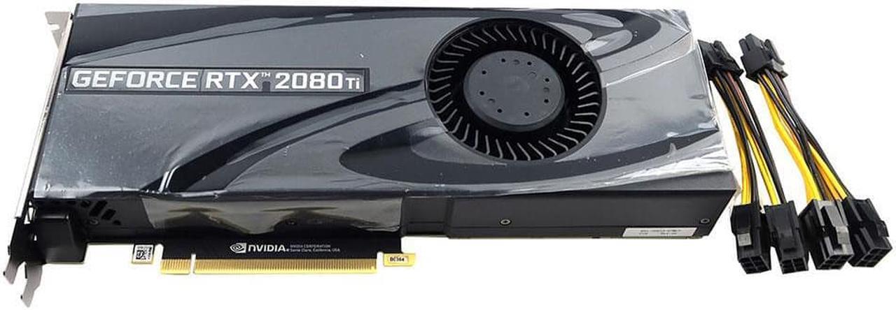 Main image of RTX 2080 Ti PNY Nvidia Geforce RTX2080TI 11GB GDDR6 Pcie 3.0 X16 Video Card 651-30923-97MLF PCI-EXPRESS Video Cards - OEM