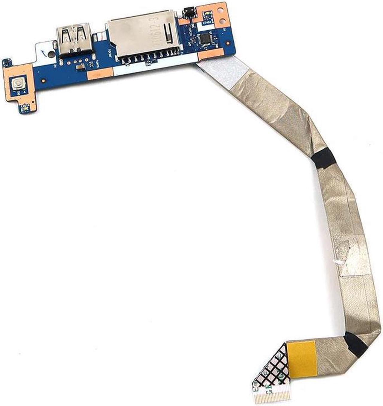Main image of HS560 NS-D472 Lenovo Ideapad 3-15ITL6 82H8 Laptop USB Card Reader I/O Board W/Cable 5C50S25174 I/O Boards- Video Audio USB IR DC TV PWR
