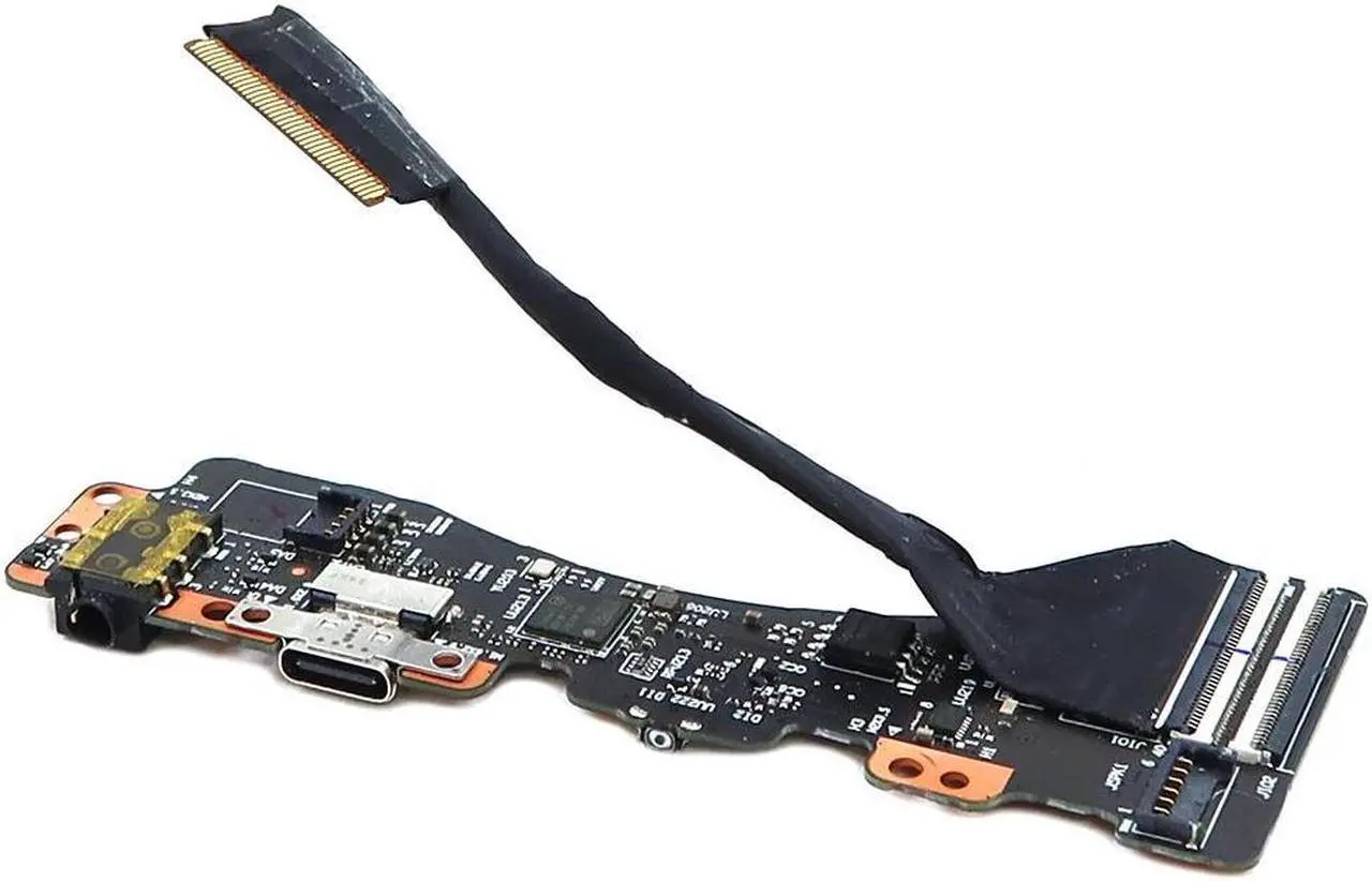 Main image of HYG90 NS-D991 Lenovo Yoga 9 14IAP7 82LU Power Button USB-C Audio I/O Board W/ Cable 5C50S25303 I/O Boards- Video Audio USB IR DC TV PWR