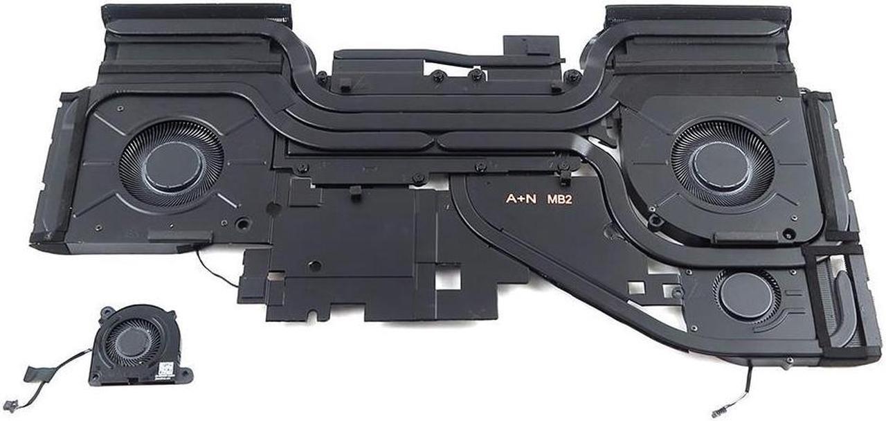 Main image of NXM30_UC 0NXM30 Dell Alienware M18 R1 Black Thermal CPU GPU Cooling Heatsink FAN Assembly NXM30 Laptop CPU Fans & Heatsinks