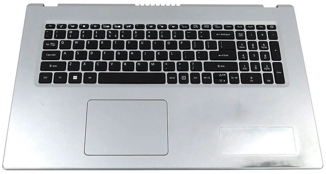 Main image of AP3A8000200_UC4 Acer Aspire 3 A317 Laptop Silver Keyboard Palmrest Touchpad Assembly AP3A8000200 Laptop Palmrest Touchpad Assembly
