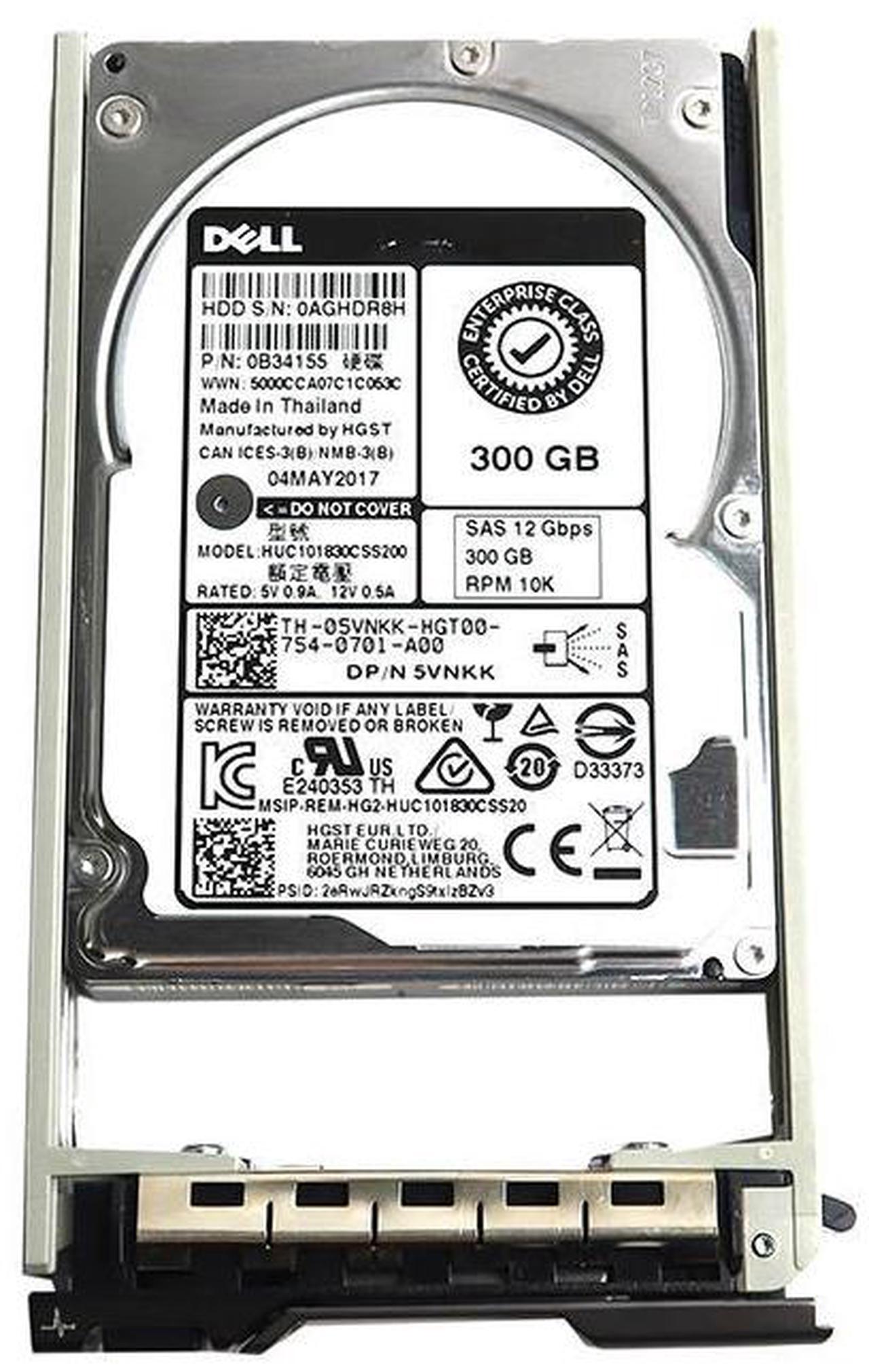 Main image of HUC101830CSS200 Hitachi 300GB 2.5" 128MB Cache SAS 12.0GB/S HDD 5VNKK 0B34155 Hard Drives - SAS