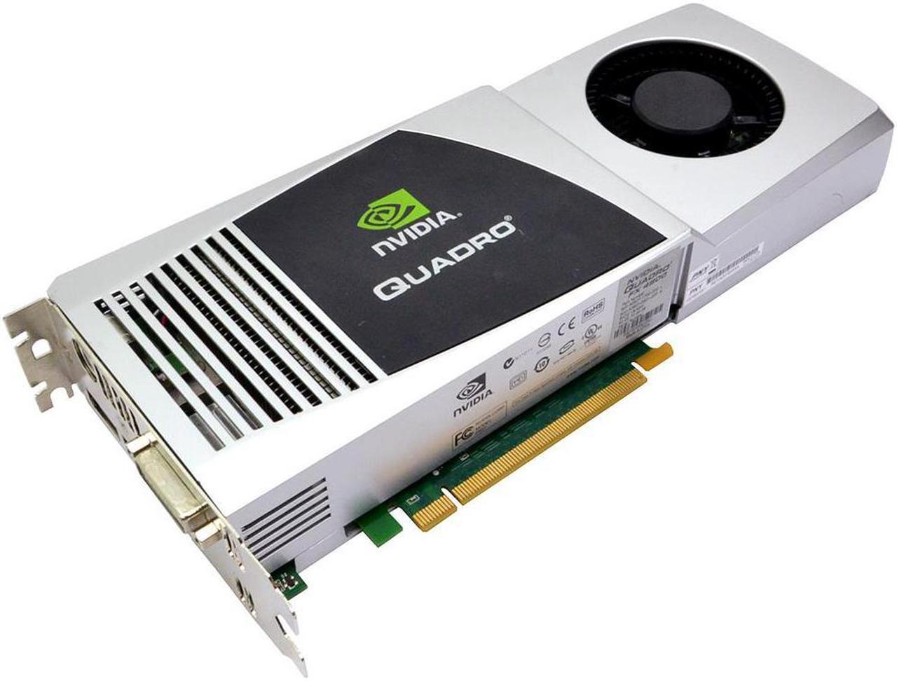 VCQFX4800-PCIE-T P607 Nvidia Quadro FX4800 1.5GB DVI 2X DP PCI-E Graphics Video Card PCI-EXPRESS Video Cards