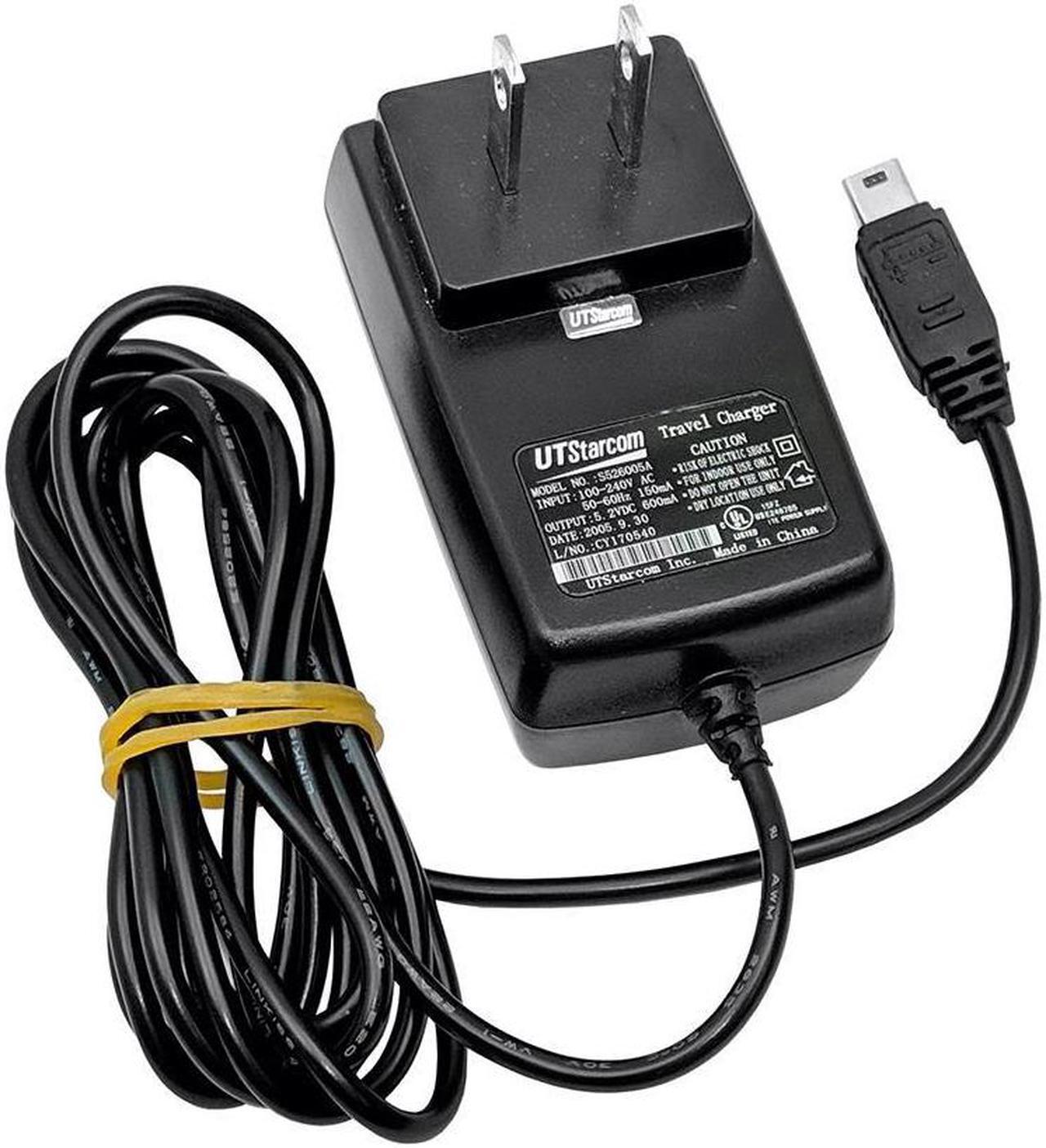 Main image of S526005A Utstarcom F1000G Mobile Handset USB MINI-B Travel AC Power Adapter USA AC / DC Power Adapters