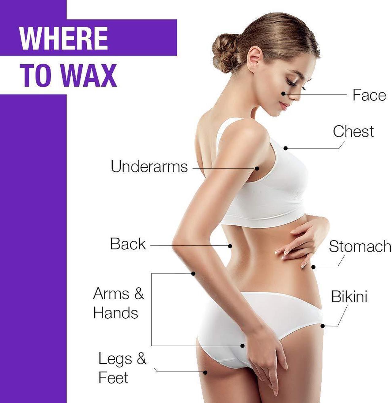 Alt view image 3 of 6 - Clean + Easy Personal Roll-On Waxer Kit Set Easy Hair Removal At Home Waxing Machine Device (120V)