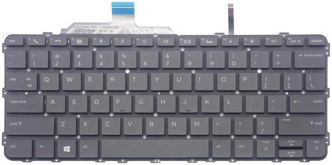 Main image of Laptop Backlit Keyboard for HP EliteBook Folio G1 850915-001 US layout Black Color