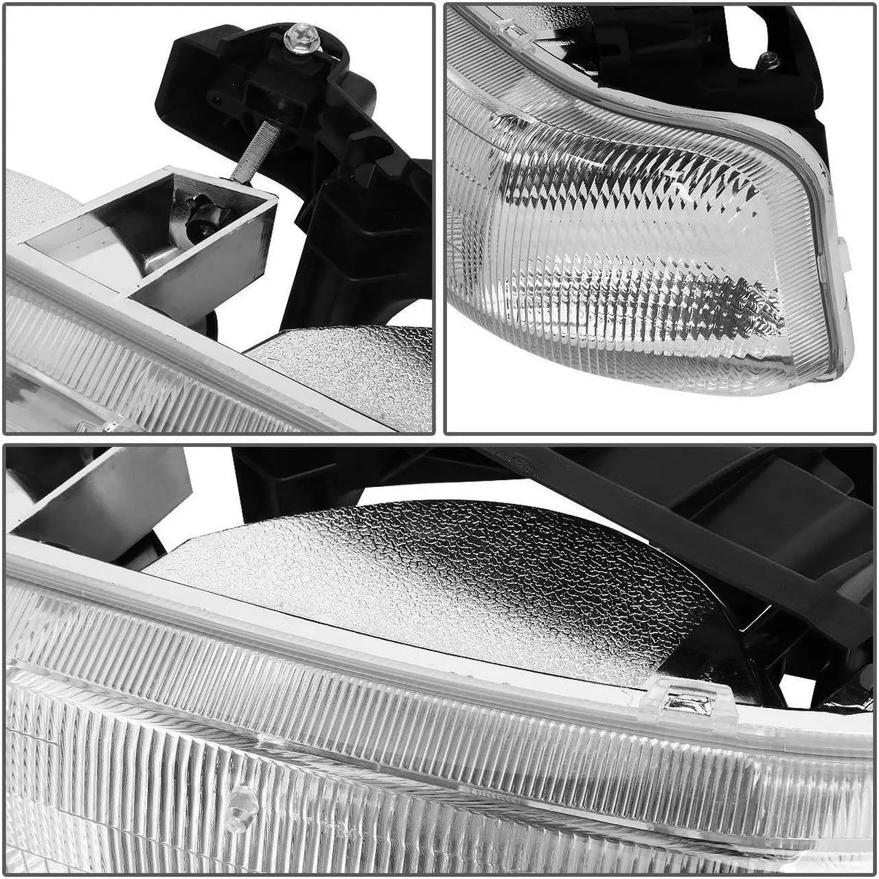 Alt view image 4 of 7 - DNA Motoring HL-OH-CS99-4P-OEM For 1999 to 2006 Chevy Silverado Suburban Tahoe 4Pcs Factory Style Headlights+Bumper Lights Set 00 01 02 03 04 05
