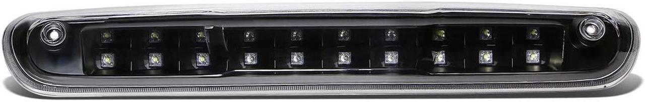 Main image of DNA Motoring 3BL-GMC07-LED-BK For 2007 to 2013 Chevy Silverado GMC Sierra Heavy Duty Dual Row LED 3rd Third Tail Brake Light Cargo Lamp Black Housing 08 09 10 11 12