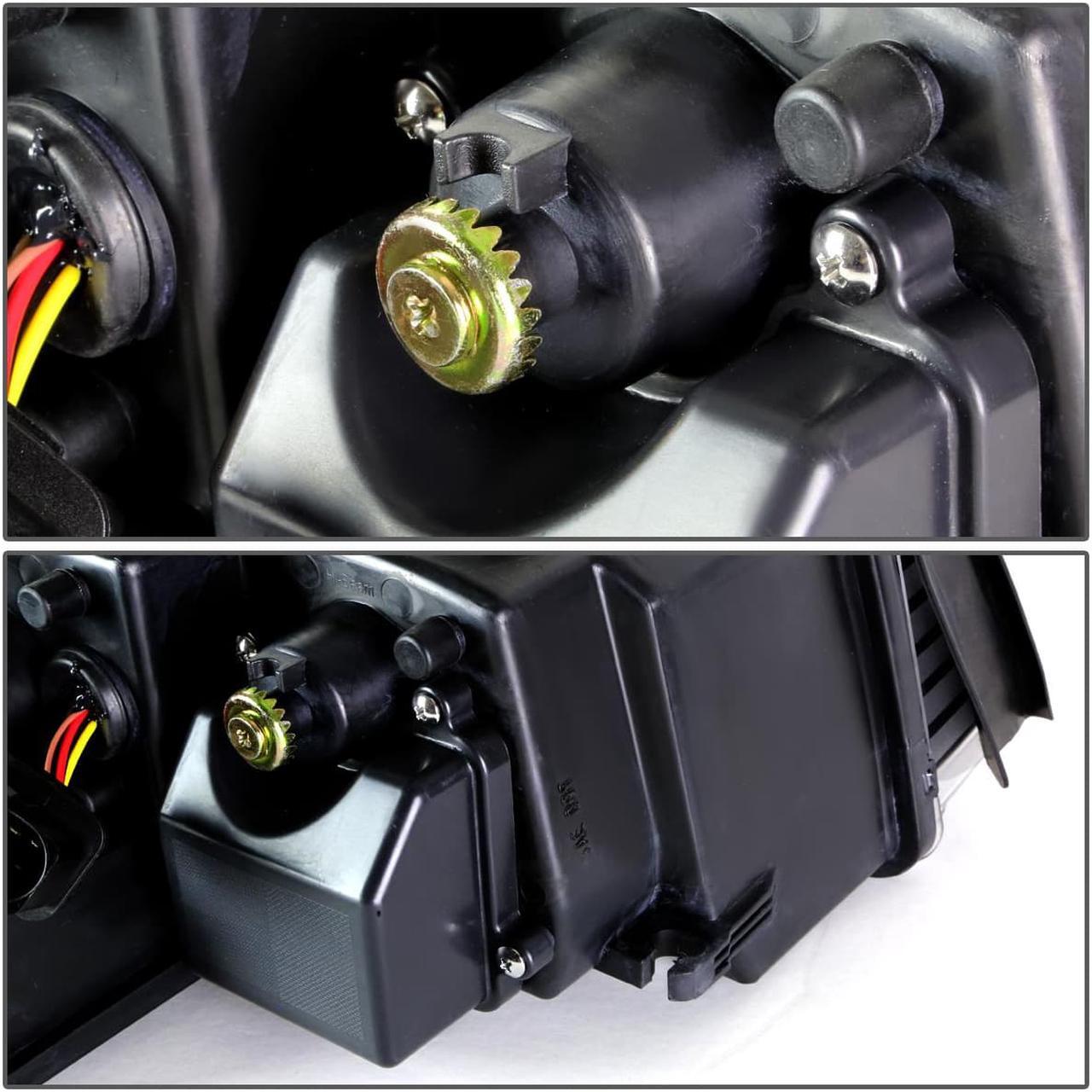 Alt view image 6 of 7 - DNA Motoring HL-HPL-DRL-A402-SM For 2002 to 2005 Audi A4/A4 Quattro B6 Amber LED Turn Signal Strip Projector HeadLight Smoked Housing Headlamp 03 04 Left + Right