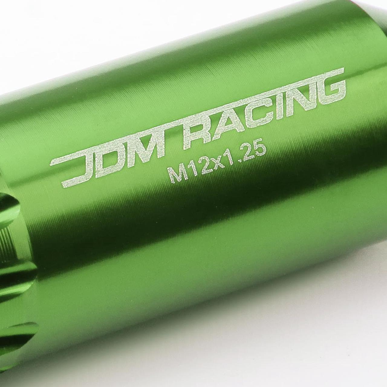 Alt view image 2 of 5 - DNA Motoring LN-ZTL-9023-125-GN 16 Piece M12 x 1.25 Aluminum Alloy Wheel Lug Nuts + 4 x Lock Nut + 1 x Lock Nut Key (Green)