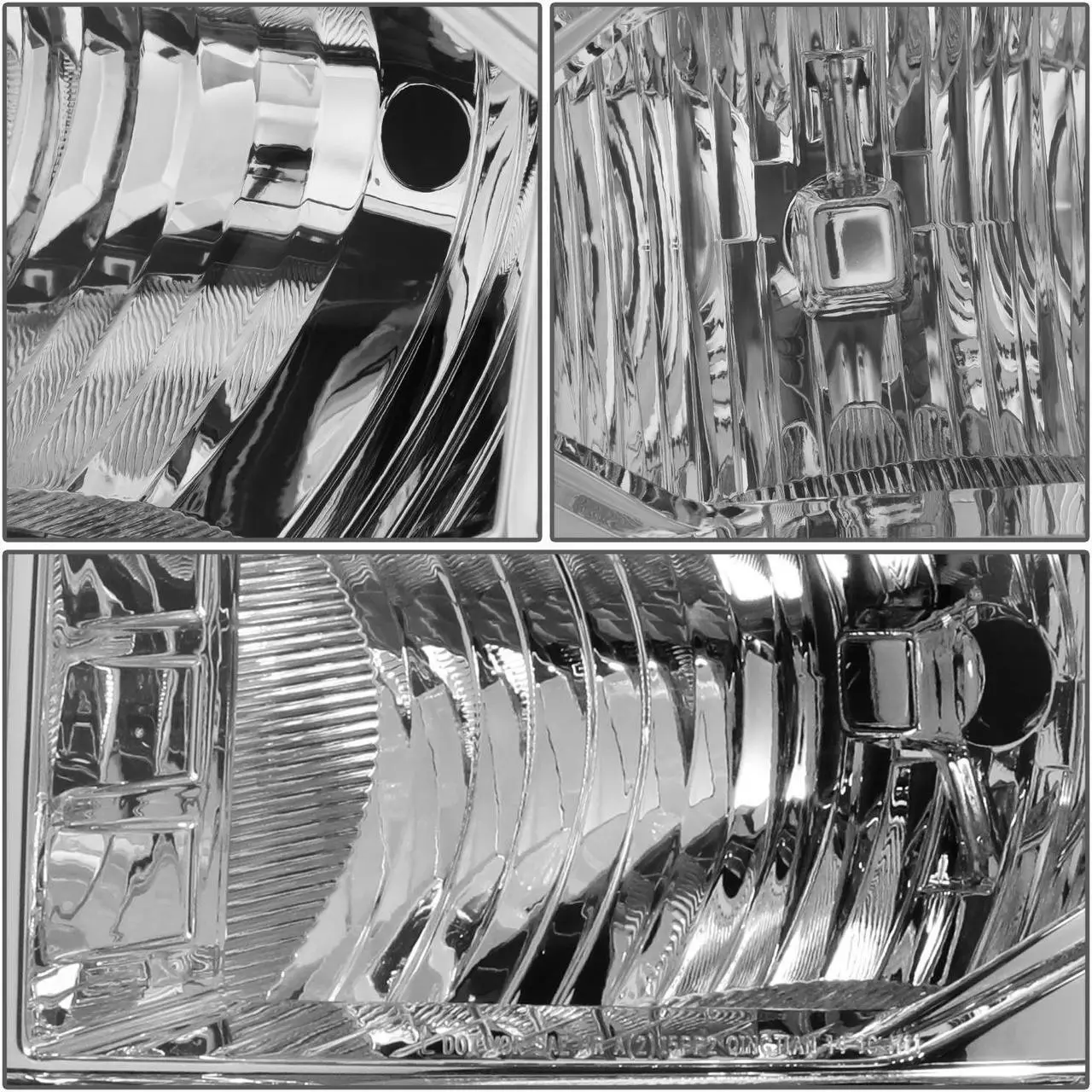 Alt view image 4 of 4 - DNA Motoring HL-OH-CSIL14-BK-CL1 For 2014 to 2015 Chevy Silverado 1500 GMT K2XX Headlight Replacement Black Housing Clear Corner Headlamps Left + Right