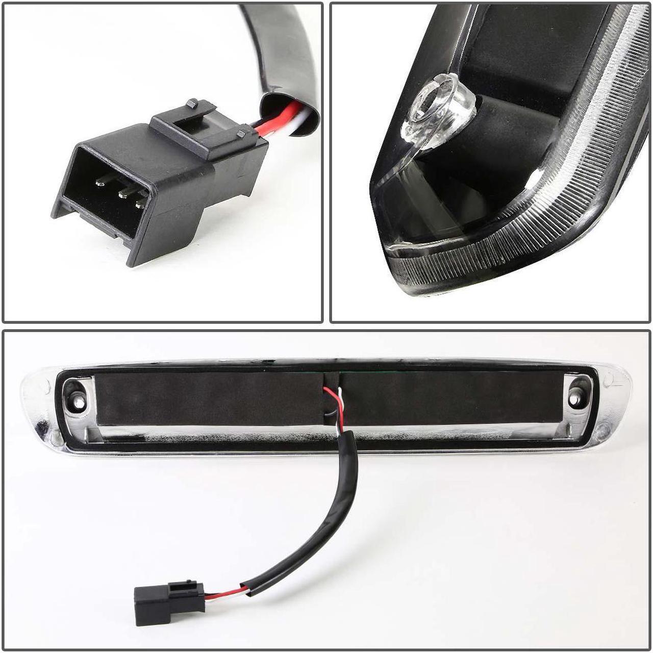 Alt view image 4 of 6 - DNA Motoring 3BL-GMC07-LED-BK For 2007 to 2013 Chevy Silverado GMC Sierra Heavy Duty Dual Row LED 3rd Third Tail Brake Light Cargo Lamp Black Housing 08 09 10 11 12