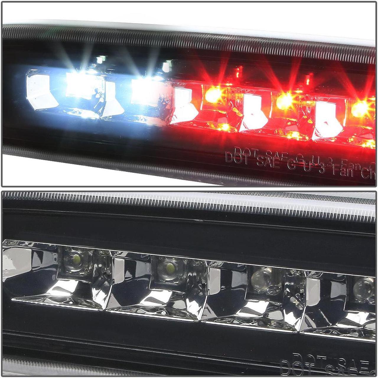 Alt view image 3 of 6 - DNA Motoring 3BL-DKT07-LED-SM For 1997 to 2010 Dodge Dakota Rear LED 3rd Third Tail Brake Light w/Cargo Lamp Smoked Housing 98 99 00 01 02 03 04 05 06 07 08 09