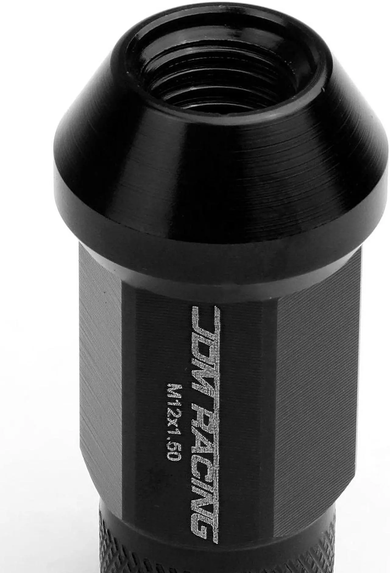 Alt view image 4 of 5 - DNA Motoring LN-ZTL-9026-15-BK 20-Piece M12 x 1.5 Aluminum Alloy Wheel Lug Nuts +1 X Deep Drive Extension (Black)