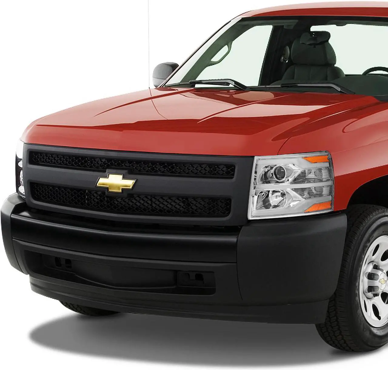 Alt view image 7 of 7 - DNA Motoring HL-HPL-CSIL07-G2-CH-AM For 2007 to 2014 Chevy Silverado Dual LED DRL Strip Projector Headlight Chrome Housing Amber Side Headlamp 08 09 10 11 12 13 1500 2500 3500