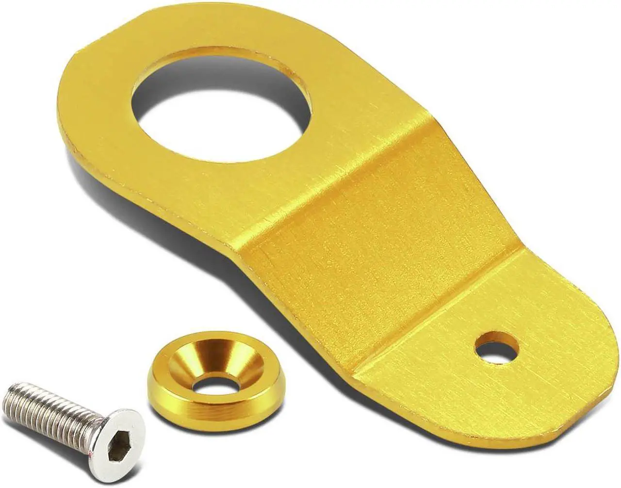 Alt view image 2 of 7 - DNA Motoring RAH-EK-GD GOLD CNC BILLET ALUMINUM RADIATOR STAY MOUNTING BRACKET+WASHER KIT FOR EK DC S2K