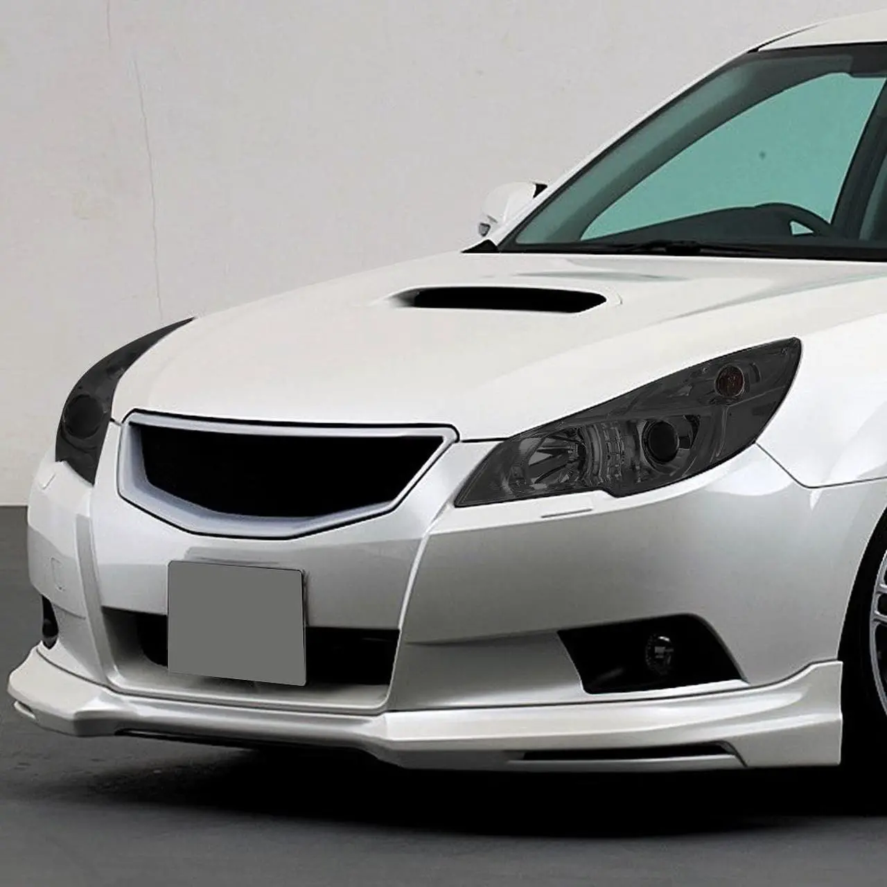 Alt view image 7 of 7 - DNA Motoring HL-OH-SLEG13-SM-CL1 For 2010 to 2014 Subaru Outback Legacy Pair Projector Headlight Smoked Housing Clear Side Headlamps 11 12 13 Left + Right