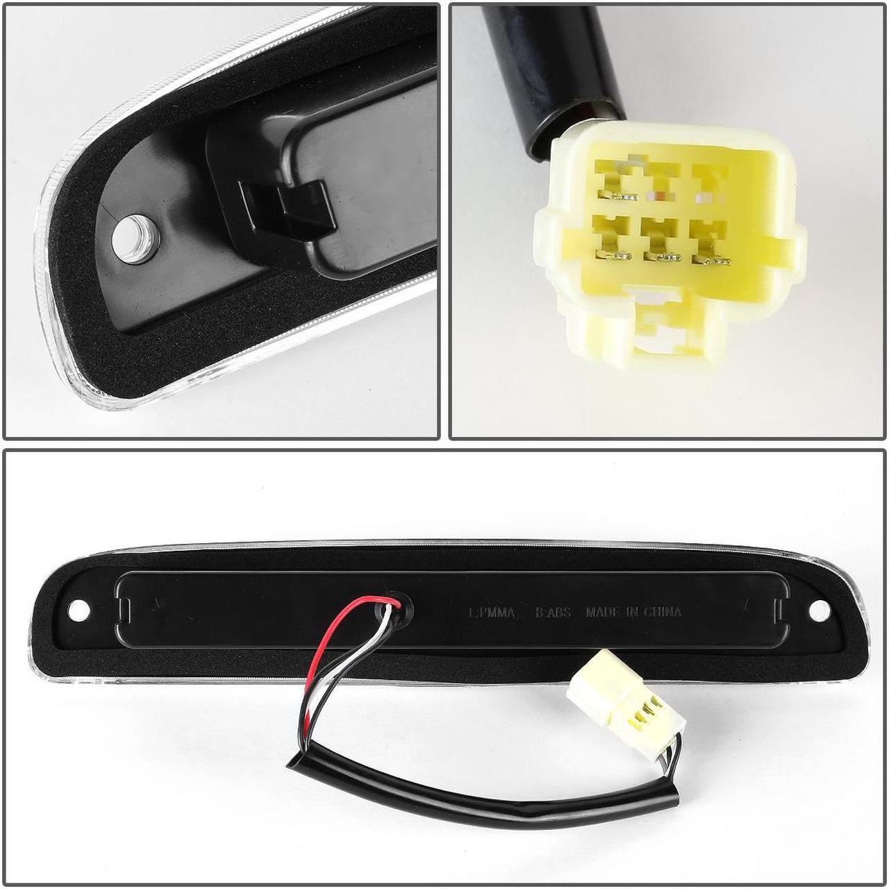 Alt view image 4 of 6 - DNA Motoring 3BL-DKT07-LED-SM For 1997 to 2010 Dodge Dakota Rear LED 3rd Third Tail Brake Light w/Cargo Lamp Smoked Housing 98 99 00 01 02 03 04 05 06 07 08 09