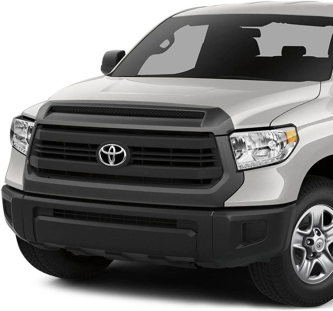 Alt view image 5 of 5 - DNA Motoring HL-OH-TTUND14-CH-AM For 2014 to 2020 Toyota Tundra Pair Chrome Housing Amber Side Headlight Headlamps 15 16 Left + Right