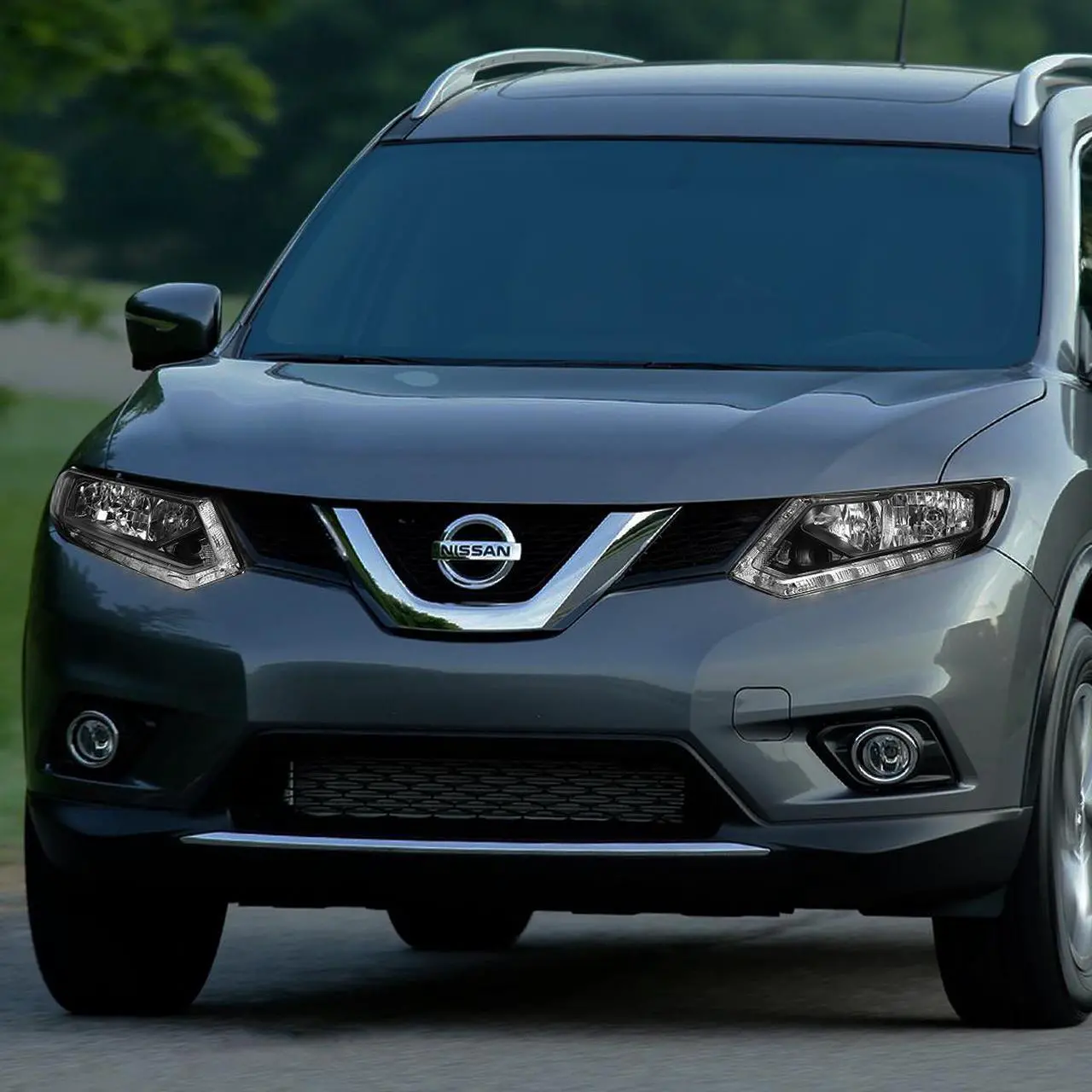 Alt view image 7 of 7 - DNA Motoring HL-OH-NROG14-BK-CL1 For 2014 to 2016 Nissan Rogue Pair Black Housing Clear Side LED DRL Strip Front Driving HeadLight Headlamp 15