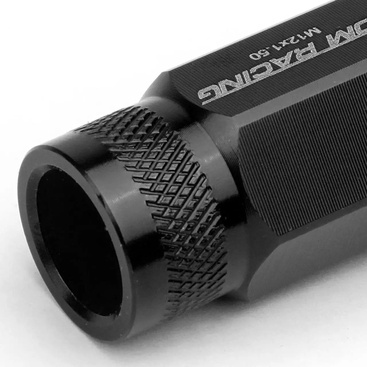 Alt view image 3 of 5 - DNA Motoring LN-ZTL-9026-15-BK 20-Piece M12 x 1.5 Aluminum Alloy Wheel Lug Nuts +1 X Deep Drive Extension (Black)