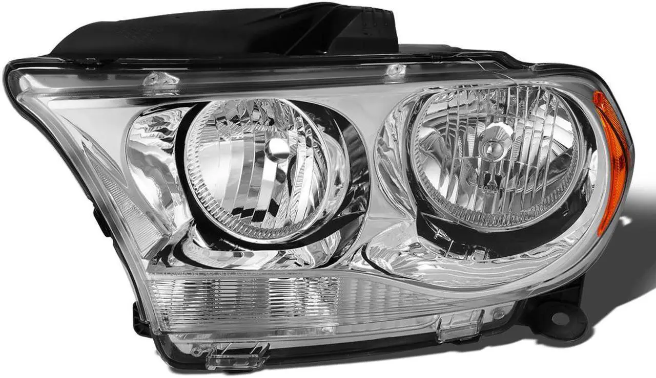 Main image of DNA Motoring OEM-HL-0067-L For 2011 to 2013 Dodge Durango 1PC Factory Style Headlight Headlamp Assembly Left / Driver Side (Chrome) 12 CH2502228