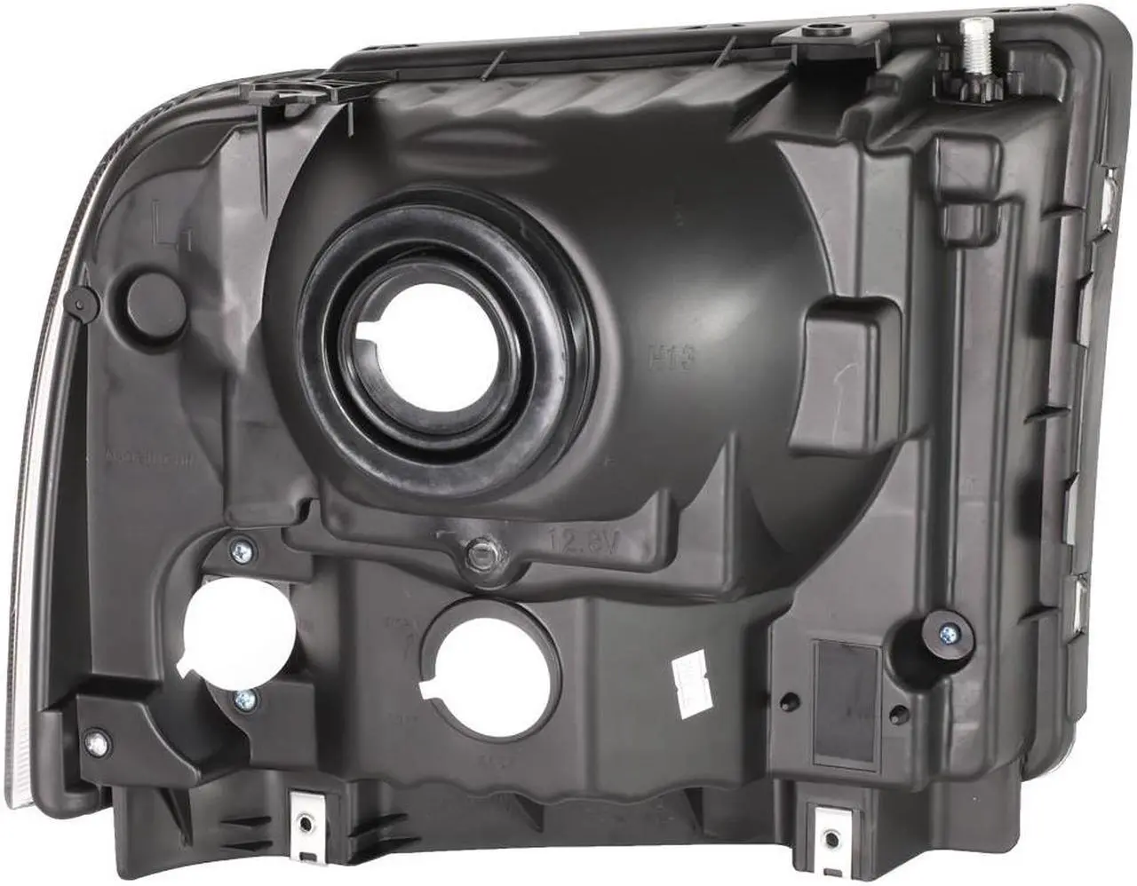 Alt view image 5 of 6 - DNA Motoring OEM-HL-0025-L For 2005 to 2007 Ford F250 F350 F450 F550 Super Duty Pair Factory Style Headlight Lamp Assembly Left / Driver Side 06 Black FO2502217 FO2502217