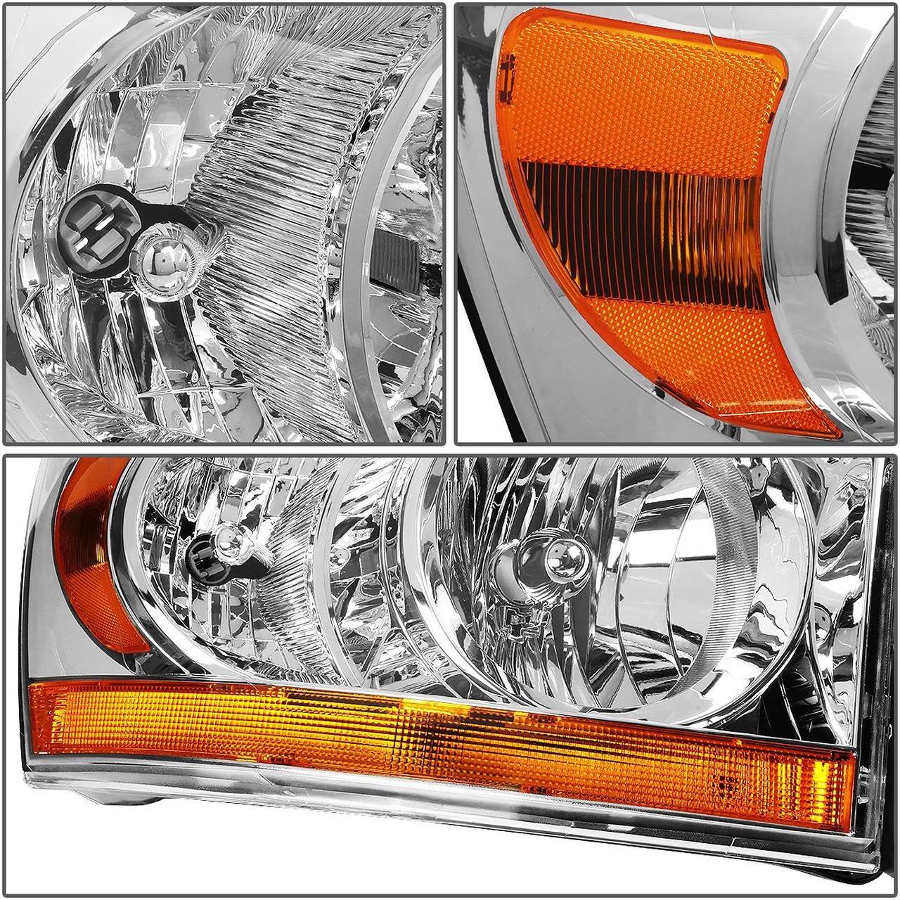 Alt view image 3 of 5 - DNA Motoring OEM-HL-0078-R For 2007 to 2010 Dodge Ram Truck 1500 2500 3500 4500 5500 1PC Factory Style Headlight Headlamp Assembly Right / Passenger Side 08 09 CH2503180