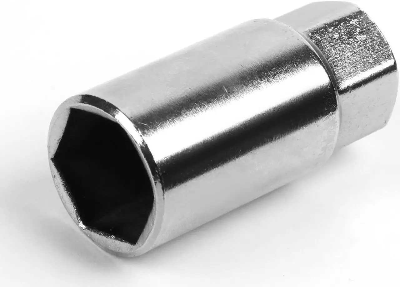 Alt view image 6 of 7 - J2 Engineering LN-T7-013-15-BK J2 Engineering 7075 -T6 Forged Aluminum M12X1.5 20Pcs 50mm Height Open -End Lug Nut Sets w / Socket Adapter (Black)